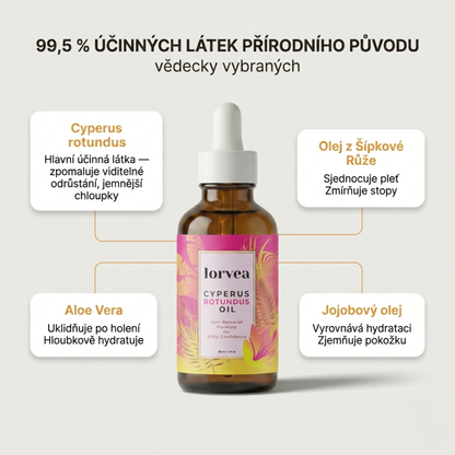 Přírodní sérum proti zarůstání chloupků