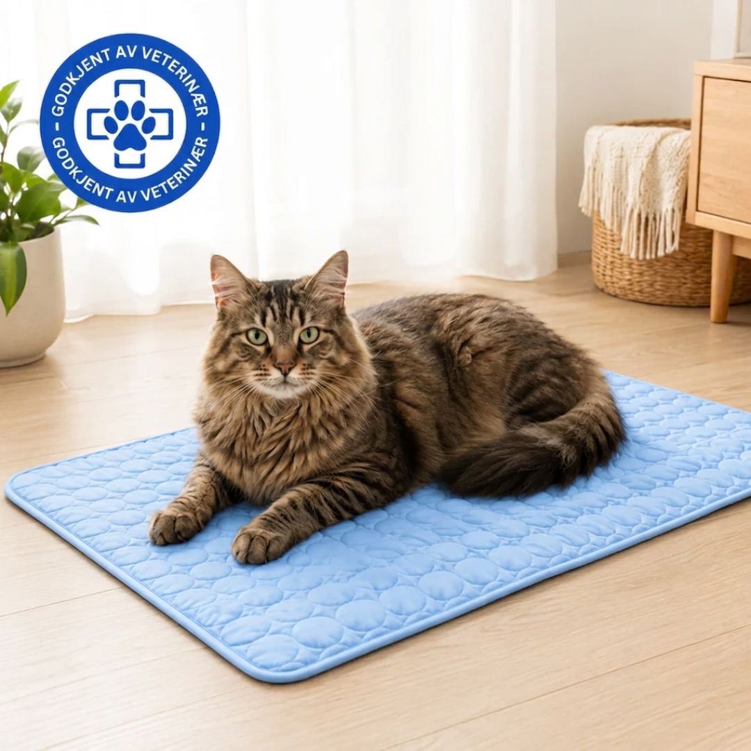 Beskytt katten din mot heteslag med Lorvea™ Kjølematte