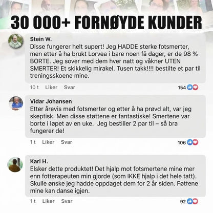 Lorvea® Fotstrømper