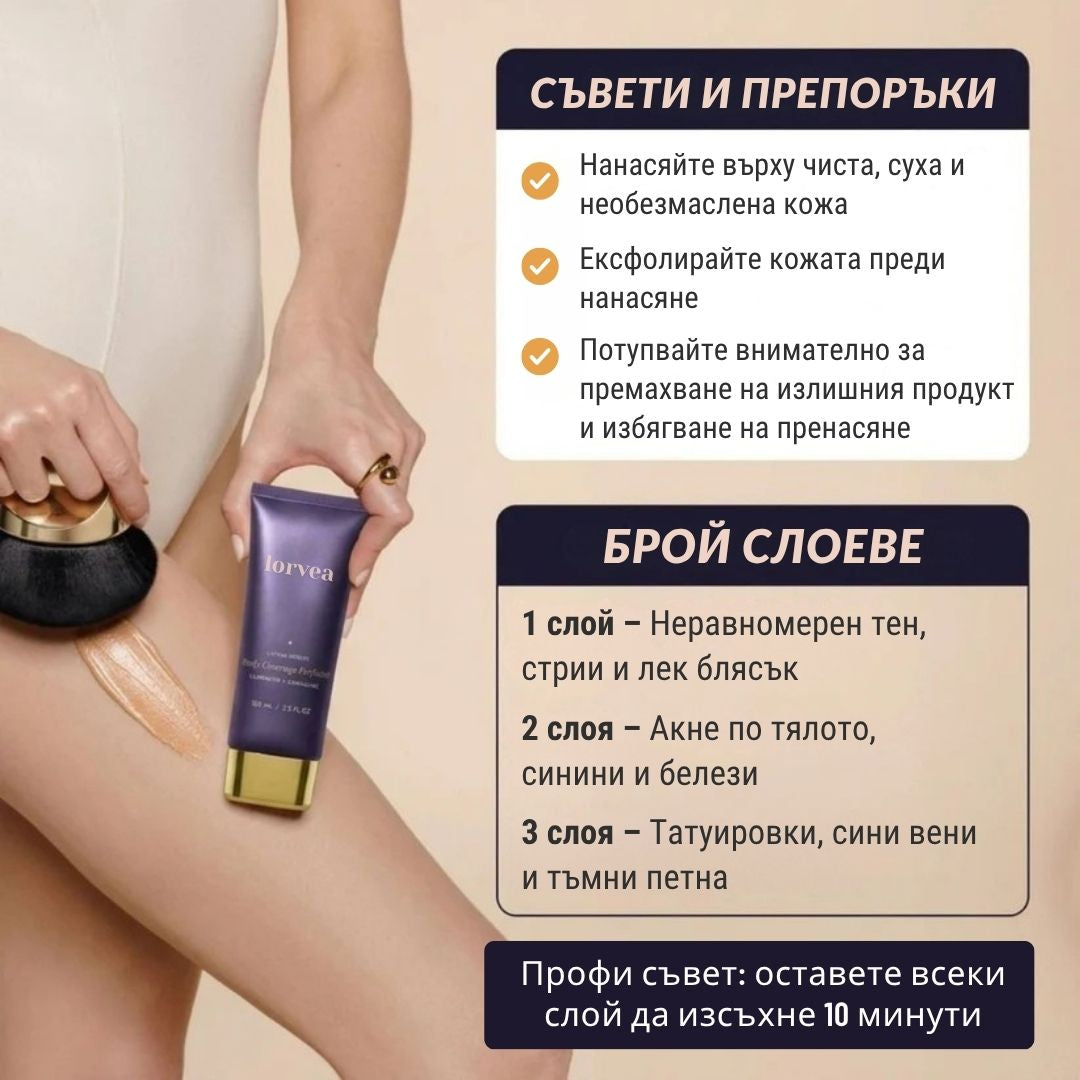 Lorvea Незабавен Коректор за Тяло